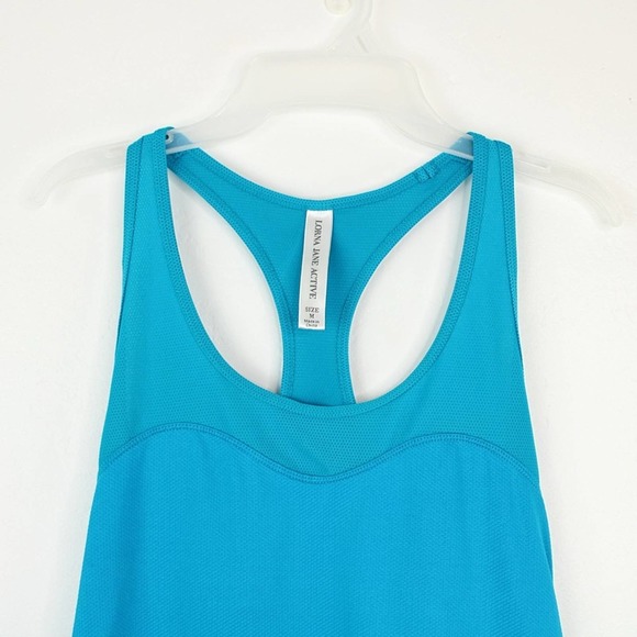Women’s Lorna Jane Extraordinary Active Tank, Size Medium, Blue, Racer Back - Picture 4 of 11